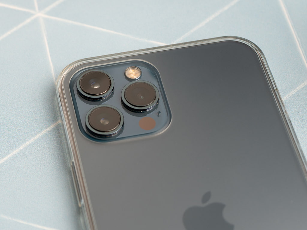 Baseus Frosted Glass ochranný kryt pro iPhone 12 Pro Max - Průhledný 4